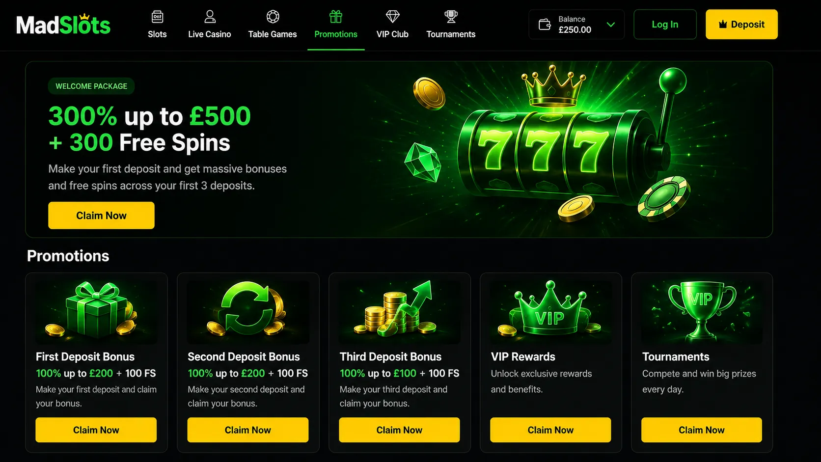 How to claim MadSlots Casino bonus — MadSlots free spins